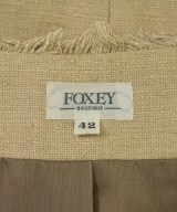 FOXEY BOUTIQUE（フォクシーブティック）ノーカラージャケット ベージュ サイズ:42(M位) レディース/2200721350462
