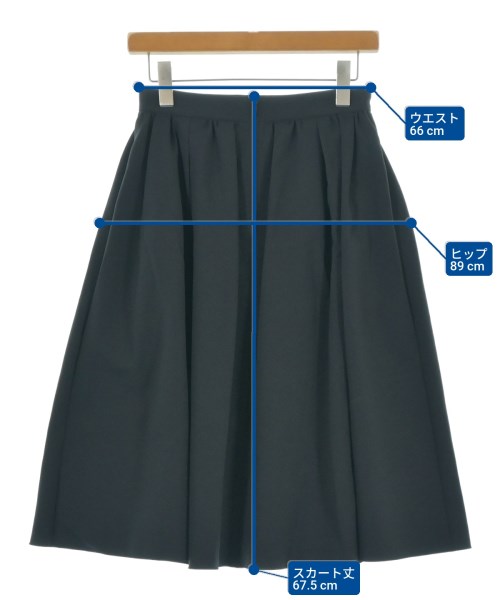 FOXEY NEWYORK（フォクシーニューヨーク）ひざ丈スカート 黒 サイズ:38(S位) レディース/2200630212103