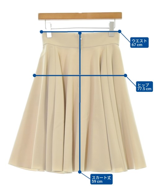FOXEY NEWYORK（フォクシーニューヨーク）ひざ丈スカート ベージュ サイズ:40(M位) レディース/2200638564037