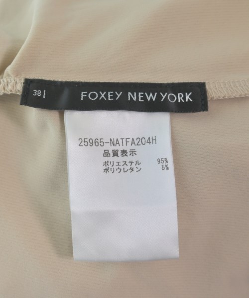FOXEY NEWYORK（フォクシーニューヨーク）ブラウス ベージュ サイズ:38(S位) レディース/2200639243085