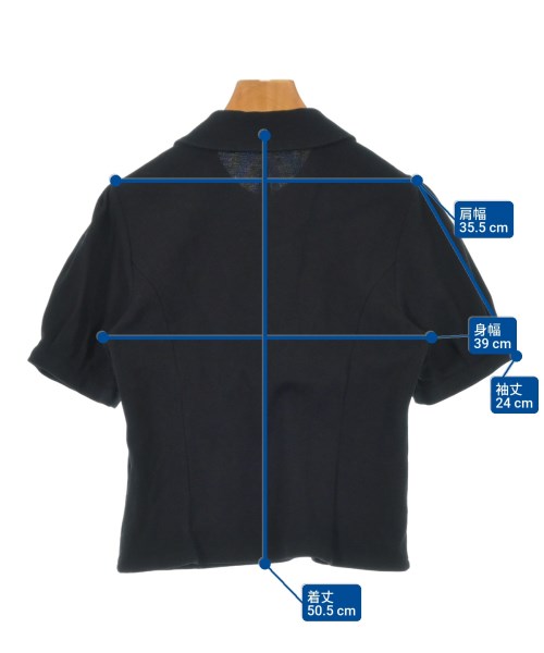 FOXEY NEWYORK（フォクシーニューヨーク）ポロシャツ 黒 サイズ:38(S位) レディース/2200626774035