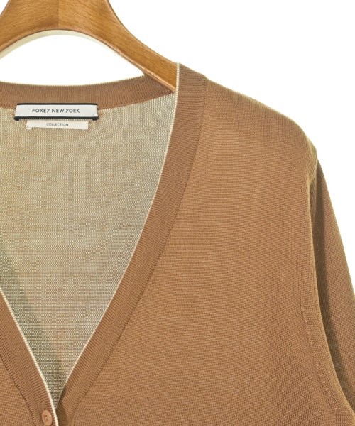 FOXEY NEWYORK（フォクシーニューヨーク）カーディガン ベージュ サイズ:40(M位) レディース/2200620387163