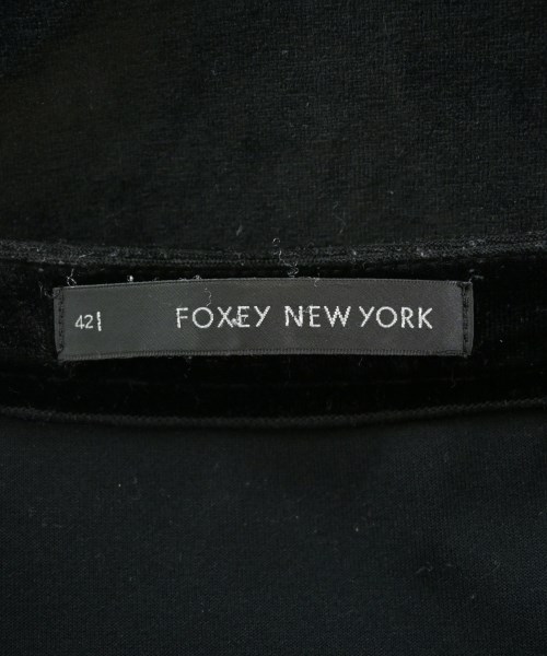 FOXEY NEWYORK（フォクシーニューヨーク）Tシャツ・カットソー 黒 サイズ:42(M位) レディース/2200634320033