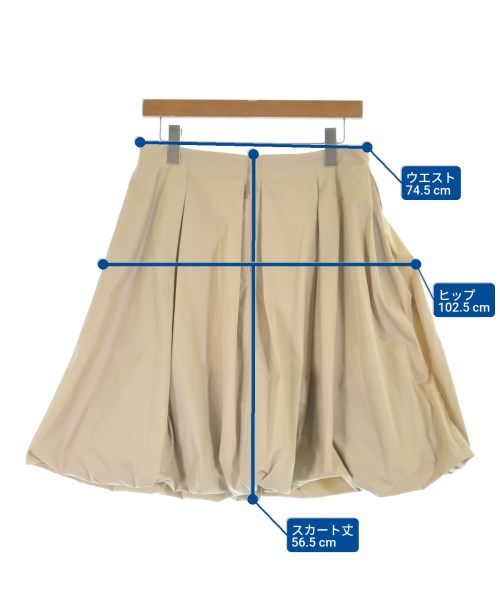 FOXEY NEWYORK（フォクシーニューヨーク）ひざ丈スカート ベージュ サイズ:-(L位) レディース/2200634320064