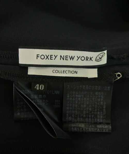 FOXEY NEWYORK（フォクシーニューヨーク）ブラウス 紺 サイズ:40(M位) レディース/2200606383042