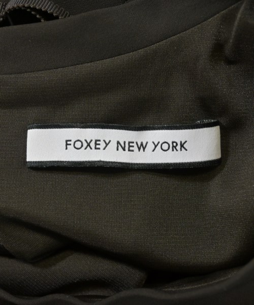 FOXEY NEWYORK（フォクシーニューヨーク）ワンピース 茶 サイズ:38(S位) レディース/2200617792079