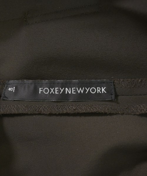FOXEY NEWYORK（フォクシーニューヨーク）ワンピース 茶 サイズ:40(M位) レディース/2200603052040