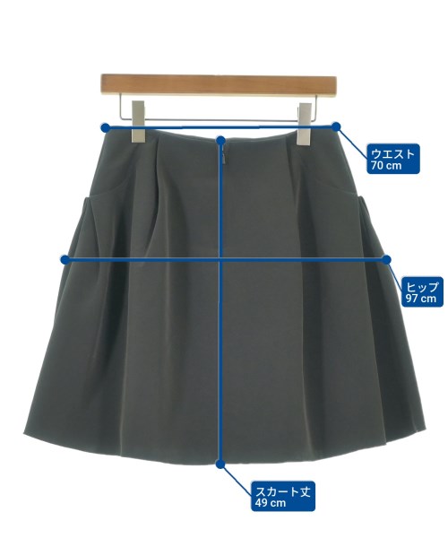 FOXEY NEWYORK（フォクシーニューヨーク）ひざ丈スカート グレー サイズ:40(M位) レディース/2200672764226