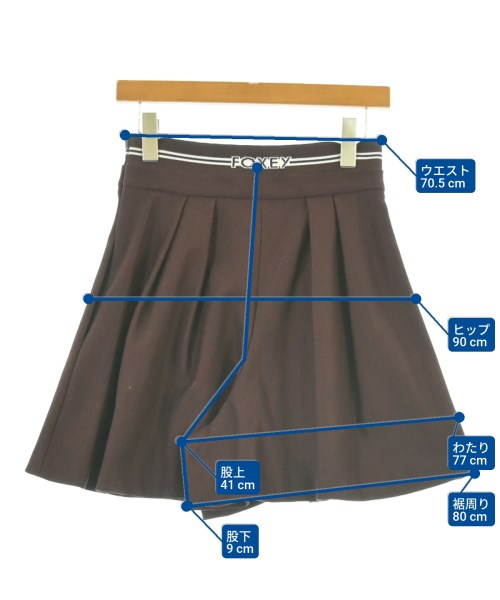 FOXEY NEWYORK（フォクシーニューヨーク）ショートパンツ 茶 サイズ:38(S位) レディース/2200672911385
