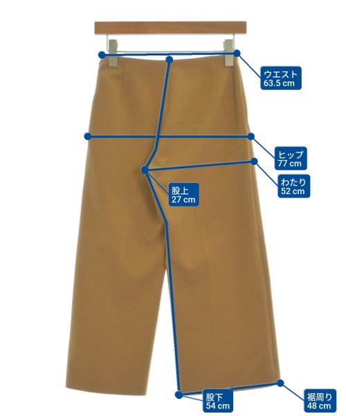 FOXEY NEWYORK（フォクシーニューヨーク）クロップドパンツ 茶 サイズ:34(S位) レディース/2200672520051