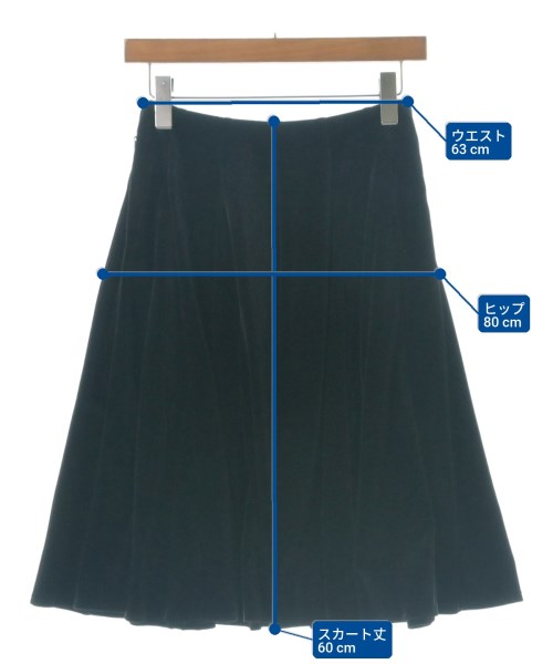 FOXEY NEWYORK（フォクシーニューヨーク）ひざ丈スカート 黒 サイズ:F レディース/2200674597129