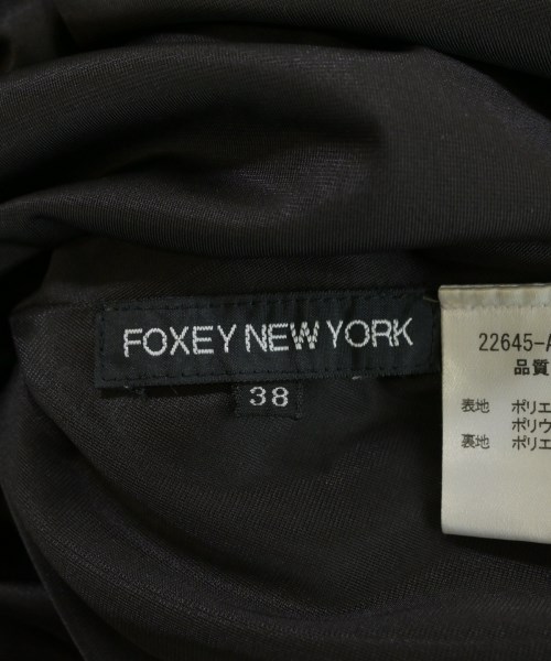 FOXEY NEWYORK（フォクシーニューヨーク）ワンピース 茶 サイズ:38(S位) レディース/2200662332053