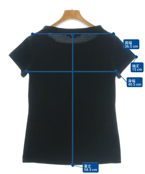 FOXEY NEWYORK（フォクシーニューヨーク）Tシャツ・カットソー 黒 サイズ:38(S位) レディース/2200711857032
