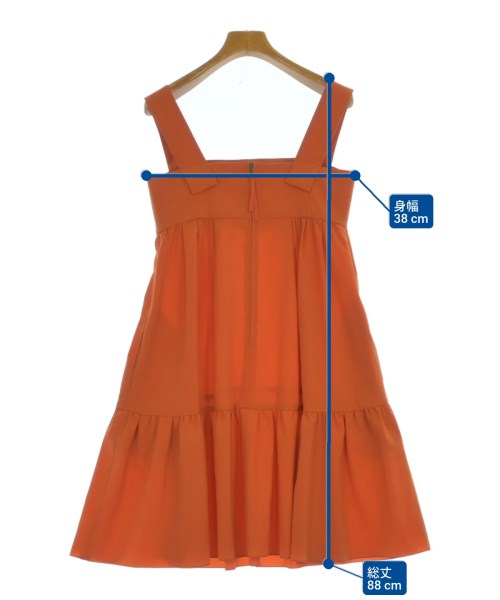 FOXEY NEWYORK（フォクシーニューヨーク）ワンピース オレンジ サイズ:38(S位) レディース/2200646089041