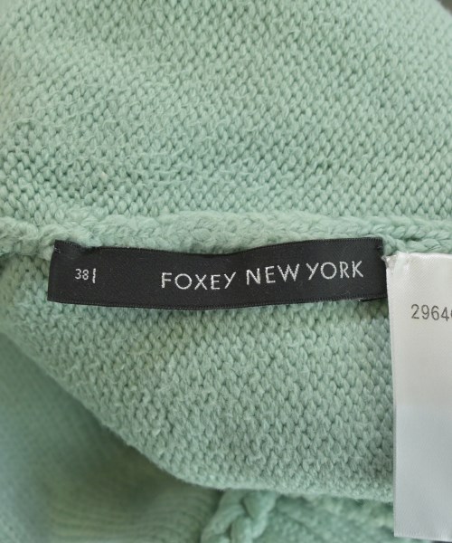 FOXEY NEWYORK（フォクシーニューヨーク）カーディガン 緑 サイズ:38(S位) レディース/2200646089225