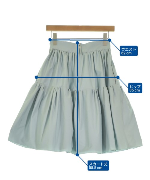 FOXEY NEWYORK（フォクシーニューヨーク）ひざ丈スカート 青 サイズ:38(S位) レディース/2200646089379