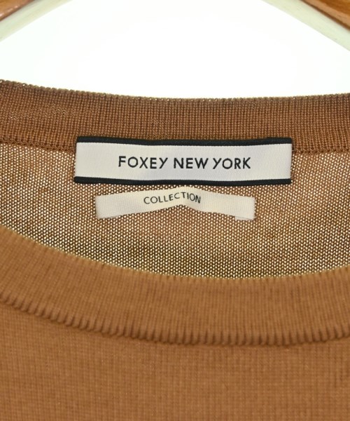 FOXEY NEWYORK（フォクシーニューヨーク）ニット・セーター 茶 サイズ:40(M位) レディース/2200703555755