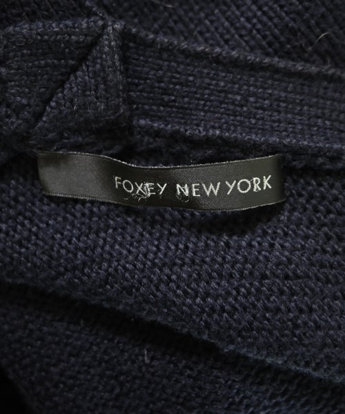 FOXEY NEWYORK（フォクシーニューヨーク）カーディガン 紺 サイズ:M レディース/2200704312166