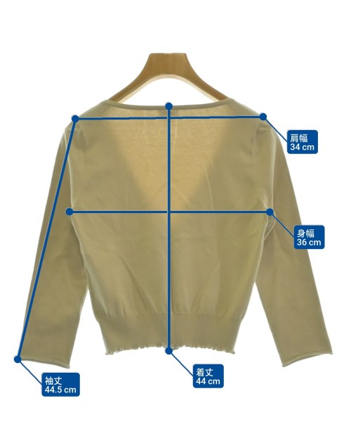 FOXEY NEWYORK（フォクシーニューヨーク）カーディガン ベージュ サイズ:40(M位) レディース/2200657594077