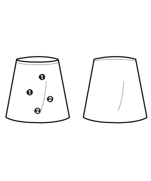 FOXEY NEWYORK（フォクシーニューヨーク）ひざ丈スカート 茶 サイズ:38(S位) レディース/2200668384018