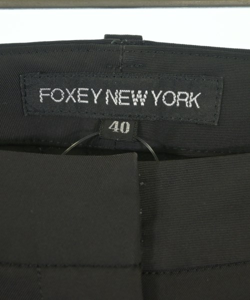 FOXEY NEWYORK（フォクシーニューヨーク）クロップドパンツ 黒 サイズ:40(M位) レディース/2200728796362