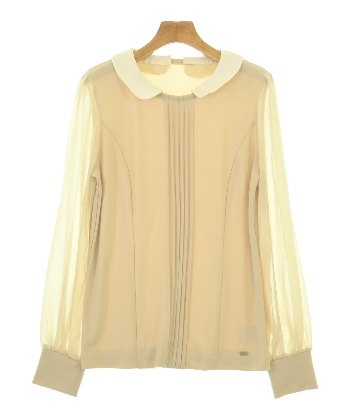 FOXEY NEWYORK（フォクシーニューヨーク）ブラウス ベージュ サイズ:40
