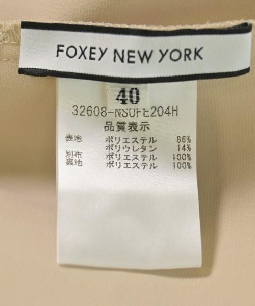 FOXEY NEWYORK（フォクシーニューヨーク）ワンピース ベージュ サイズ:40(M位) レディース/2200721350387