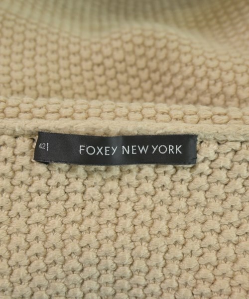 FOXEY NEWYORK（フォクシーニューヨーク）カーディガン ベージュ サイズ:42(M位) レディース/2200721350516