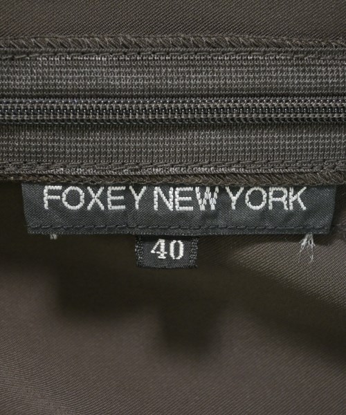 FOXEY NEWYORK（フォクシーニューヨーク）ワンピース 茶 サイズ:40(L位) レディース/2200726379079