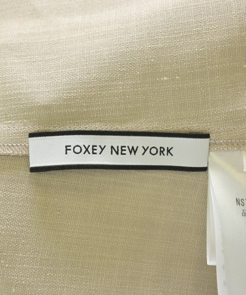 FOXEY NEWYORK（フォクシーニューヨーク）ブラウス ベージュ サイズ:38(S位) レディース/2200689630026