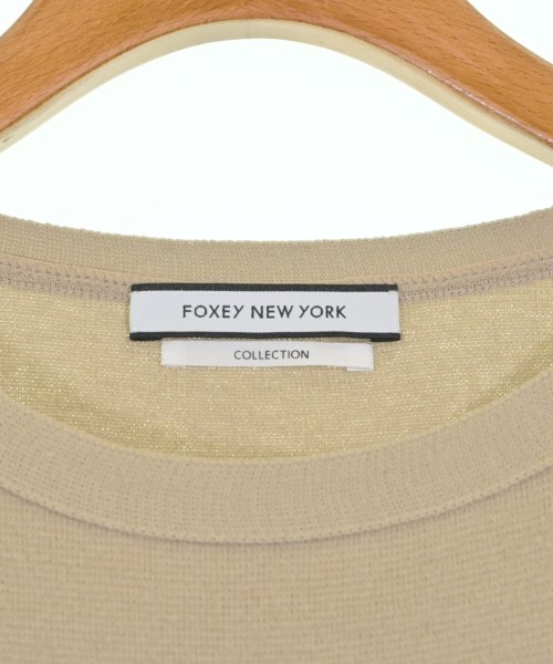 FOXEY NEWYORK（フォクシーニューヨーク）ワンピース ベージュ サイズ:38(S位) レディース/2200688661038