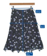 SONIA SONIA RYKIEL（ソニアソニアリキエル）ひざ丈スカート 紺 サイズ:32(S位) レディース/2200628106025