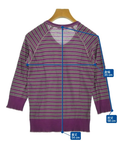 SONIA SONIA RYKIEL（ソニアソニアリキエル）カーディガン 紫 サイズ:32(XXS位) レディース/2200713994261