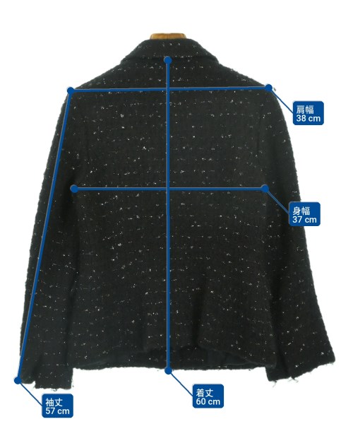 Harrods（ハロッズ）テーラードジャケット 黒 サイズ:-(L位) レディース/2200719292026