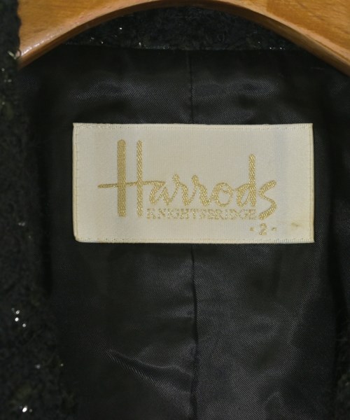 Harrods（ハロッズ）カジュアルジャケット 黒 サイズ:2(M位) レディース/2200732647018