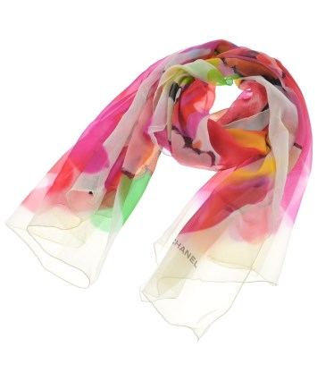 シャネル　スカーフ　バンダナ　正規品 CHANEL（シャネル）バンダナ・スカーフ 赤 サイズ:- レディース