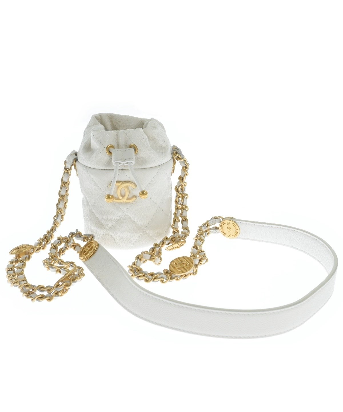 CHANEL（シャネル）ショルダーバッグ 白 サイズ:- レディース