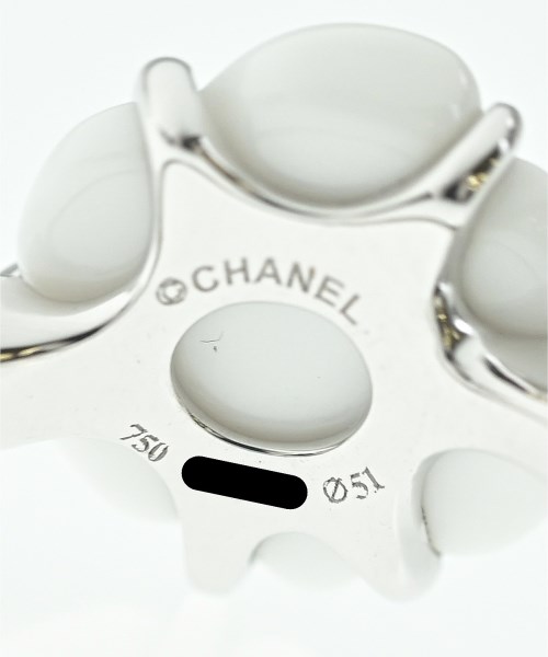 CHANEL（シャネル）リング 白 サイズ:51 レディース/2200634812286