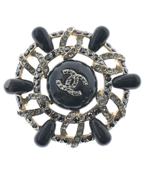 CHANEL(シャネル)ブローチ・コサージュ ゴールド サイズ:-/2200635403247