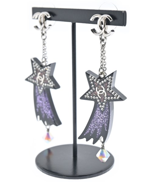 CHANEL（シャネル）ピアス 黒 サイズ:- レディース/2200637621014
