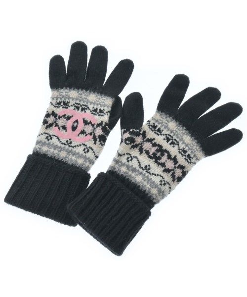 CHANEL(シャネル)手袋 黒 サイズ:-/2200641700491