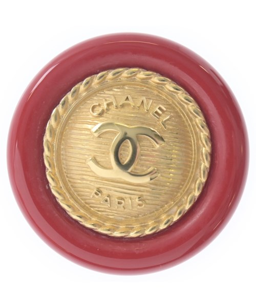 CHANEL(シャネル)ブローチ・コサージュ 赤 サイズ:-/2200641700583
