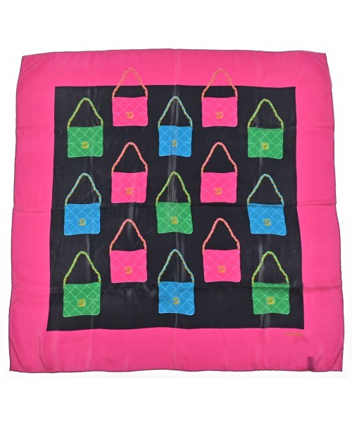 CHANEL(シャネル)バンダナ・スカーフ 黒 サイズ:-/2200633645137