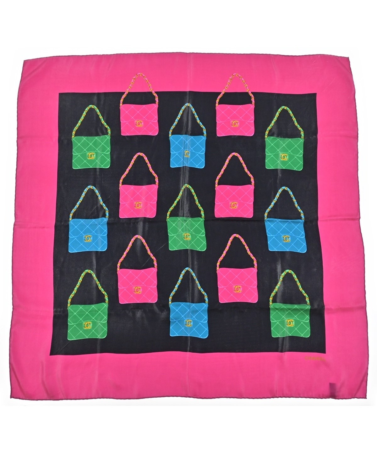 CHANEL（シャネル）バンダナ・スカーフ 黒 サイズ:- レディース