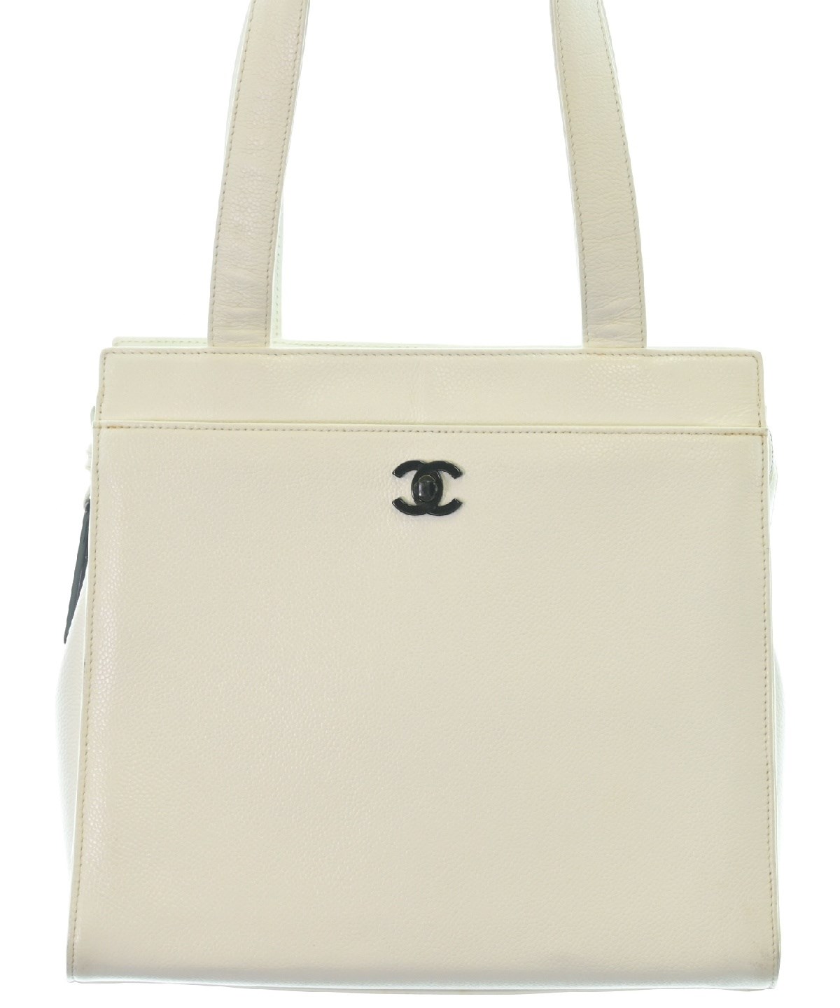 【新品未使用】CHANEL 顧客限定　ポケット付きトートバッグ ホワイト 新品未使用】CHANEL 顧客限定 ポケット付きトートバッグ