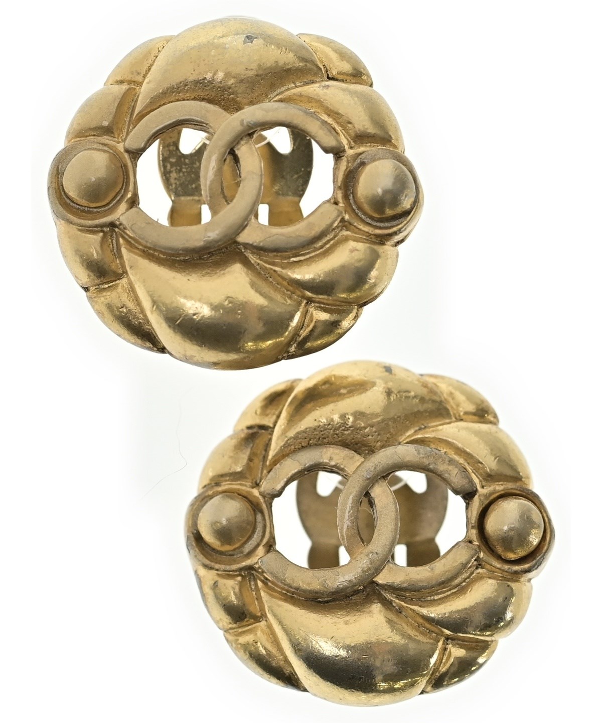 CHANEL シャネル　イヤリング　vintage ゴールド　ピアス CHANEL（シャネル）ピアス・イヤリング ゴールド サイズ:- レディース