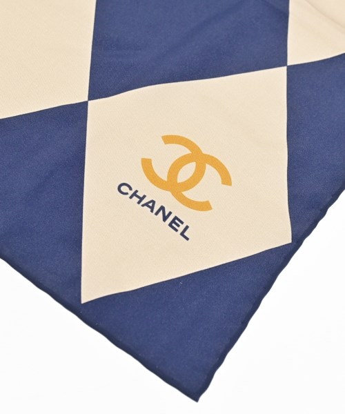 CHANEL（シャネル）バンダナ・スカーフ 紺 サイズ:- レディース/2200623321607
