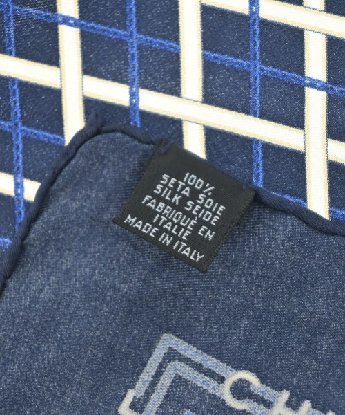 CHANEL（シャネル）バンダナ・スカーフ 紺 サイズ:- レディース/2200614225136