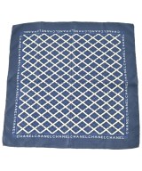 CHANEL（シャネル）バンダナ・スカーフ 紺 サイズ:- レディース/2200614225136