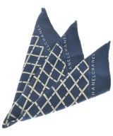 CHANEL（シャネル）バンダナ・スカーフ 紺 サイズ:- レディース/2200614225136